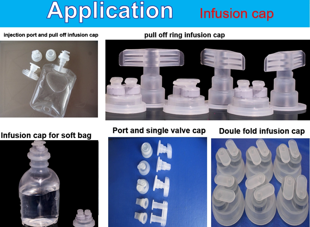 Pharmaceutical Package Lvp Infusion Bottle Non PVC Infusion Bag Sealing Euro Cap